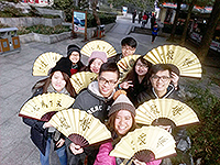 CUHK students learn about Mr. Sun Yat-sen’s concept of fraternity (Photo Credit: Miss Cheng Ka-man, participant of winter camp organized by Nanjing University)